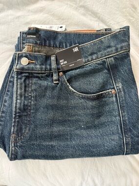 Express Women’s Bootcut Mid Rise Jeans - Blue